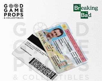 Gute Laune | Walter White Führerschein-Replik | 2-seitig | PVC
