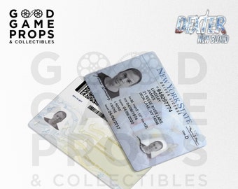 Dexter | Dexter: New Blood | Jim Lindsay's (Dexter Morgan) New York Driver's License Prop Replica | PVC Card | Screen Accurate