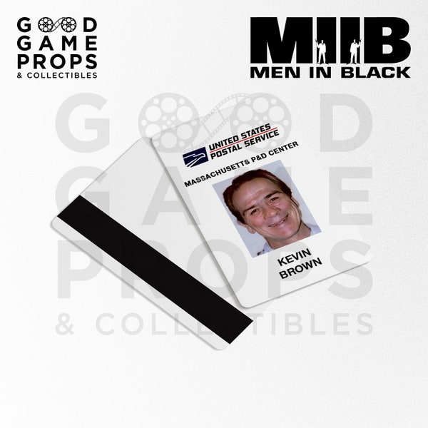 Men in Black 2 | Agent K (Kevin Brown) USPS Employee ID Badge Prop Replica | PVC | 100% Screen Accurate