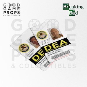 Breaking Bad / Hank Schrader / Steven Gomez DEA ID Badge Prop Replica / PVC / Screen Accurate