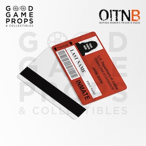 Women&#39;s Prison (OITNB Inspired) ID Badge Prop Replica | PVC Card | Screen Accurate