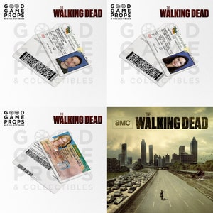 The Walking Dead | Rick Grimes / Lori Grimes / Andrea Harrison Driver&#39;s License Prop Replica | Series 2 | PVC