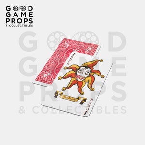 Jack Napier (Jack Nicholson) Joker Bicycle Playing Card Prop Replica | Screen Accurate