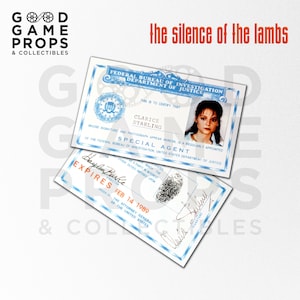 Silence of the Lambs | Clarice Starling FBI Credentials Prop Replica | Screen Accurate