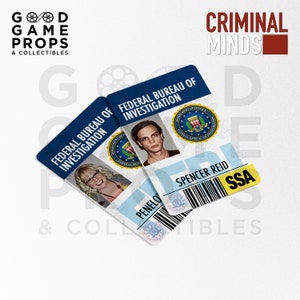 Criminal Minds (Seasons 11-15) | FBI ID Badge Prop Replica | PVC | Screen Accurate