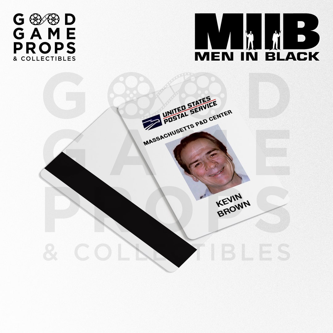 Men in Black 2 Agent K kevin Brown USPS Employee ID Badge Prop Replica