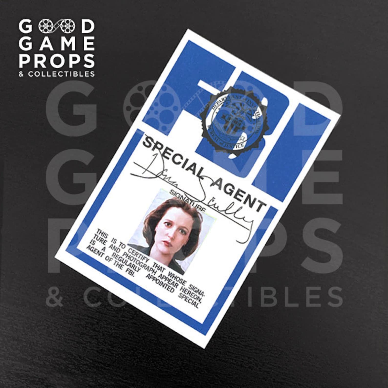 X-files Fox Mulder / Dana Scully FBI ID Badges Credentials - Etsy