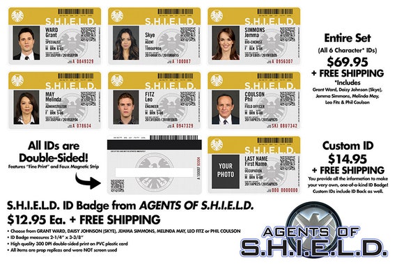Agents Of Shield Id Card Maker