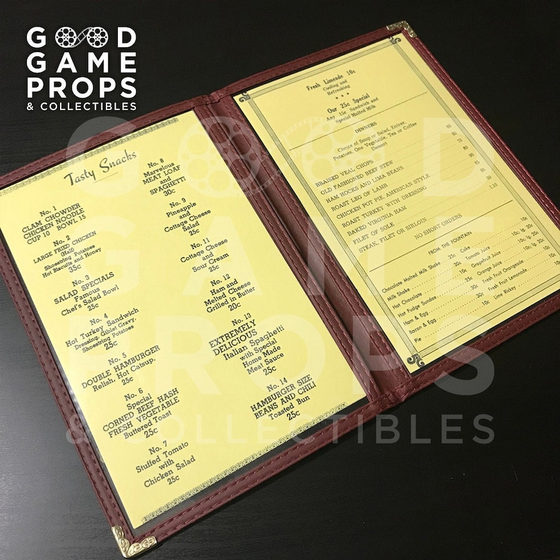 Seinfeld Monk's Cafe Menu Prop Replica 100% Screen Accurate image 3