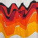 Reserved for Laura-2 crazy vintage curtain curtains fabric curtains fabric 70s 70s op art Panton 1.10 x 2.10 m