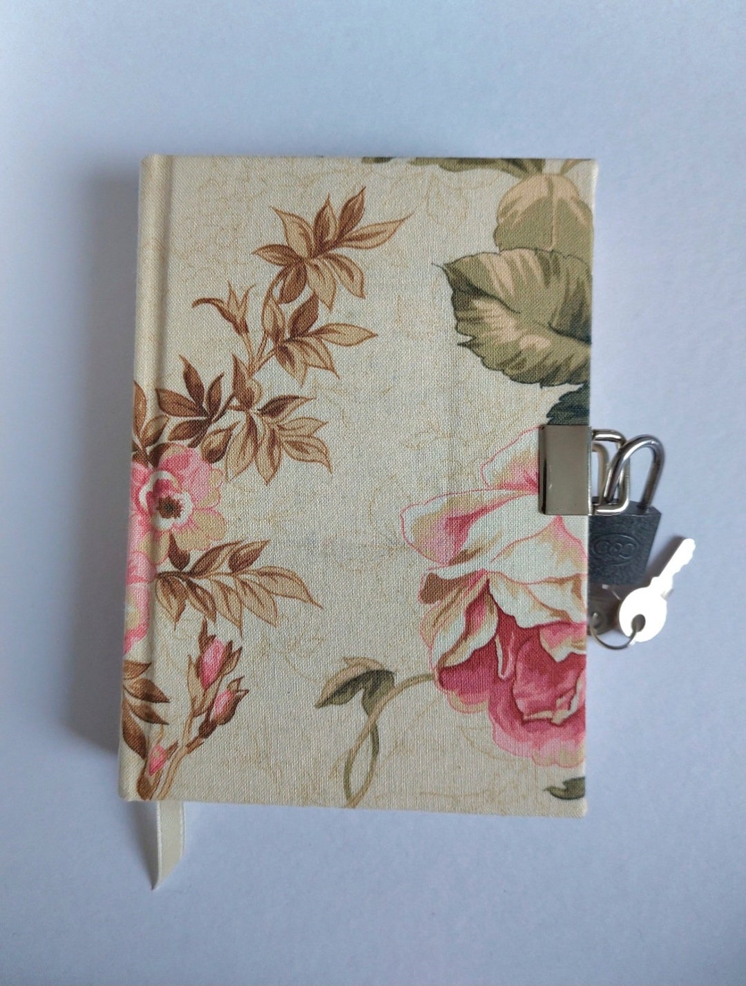 Diary Lockable With Lock Lockable Secret Diary Locked Red Etsy