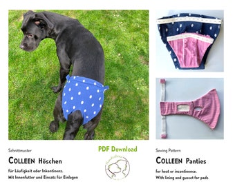 Panties for heat incontinence, pattern COLLEEN, sizes XS-XXL. pdf