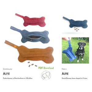 ALFIE lining dummy pattern. 3 sizes. Zipper and zipper cover. PDF