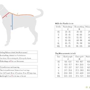 Dog Coat & Supplement Set Sewing pattern PELERIN Set, XS-XXL, back 25-85 cm. pdf image 9