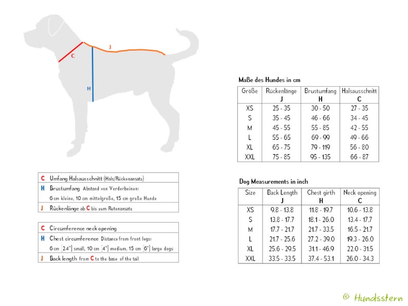 Dog Coat & Supplement Set Sewing pattern PELERIN Set, XS-XXL, back 25-85 cm. pdf image 9