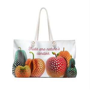 Fruits Are Nature's Candies Weekender Bag zdjęcie 2