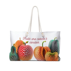 Fruits Are Nature's Candies Weekender Bag zdjęcie 1