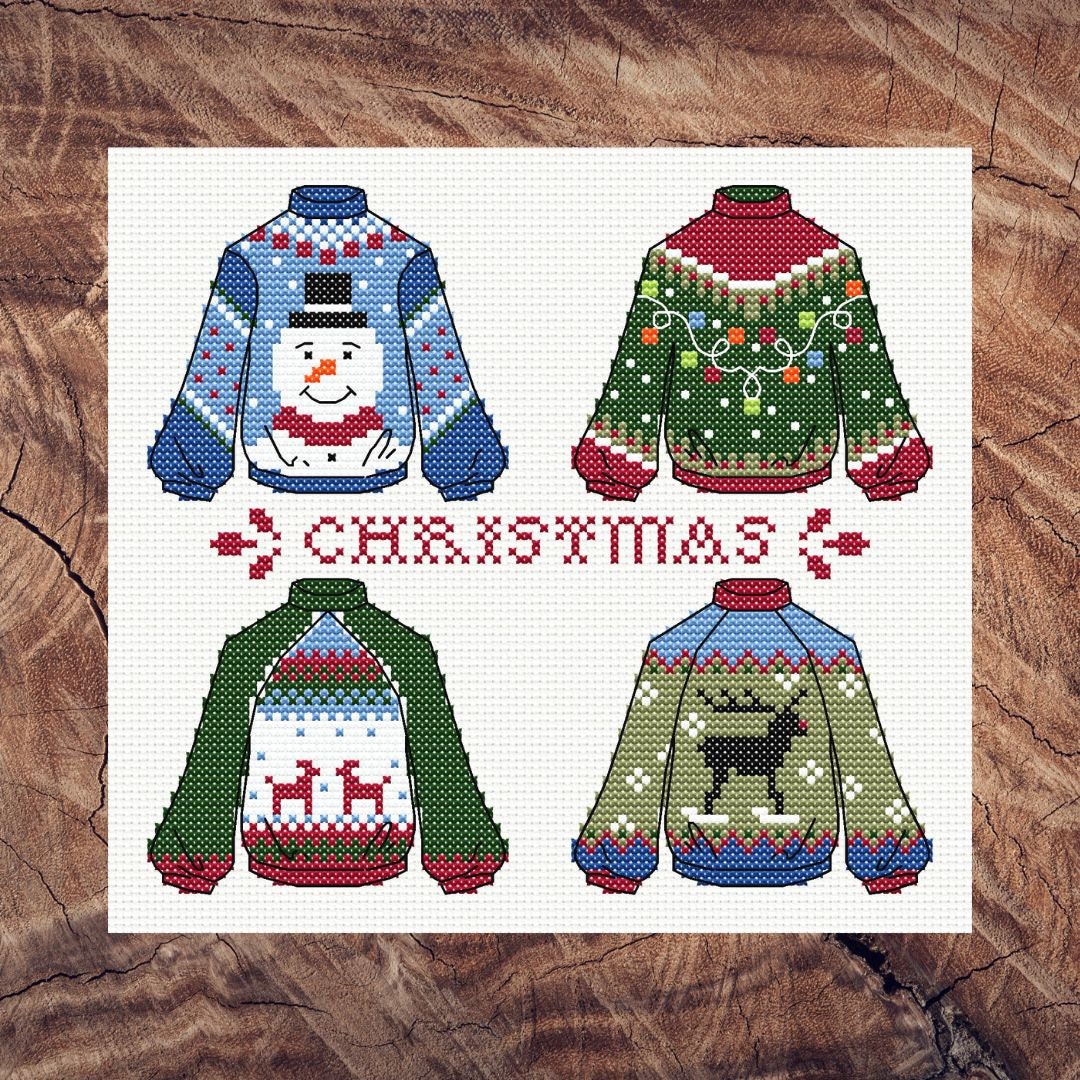 ugly-christmas-sweaters-cross-stitch-pattern-pdf-winter-decor-christmas