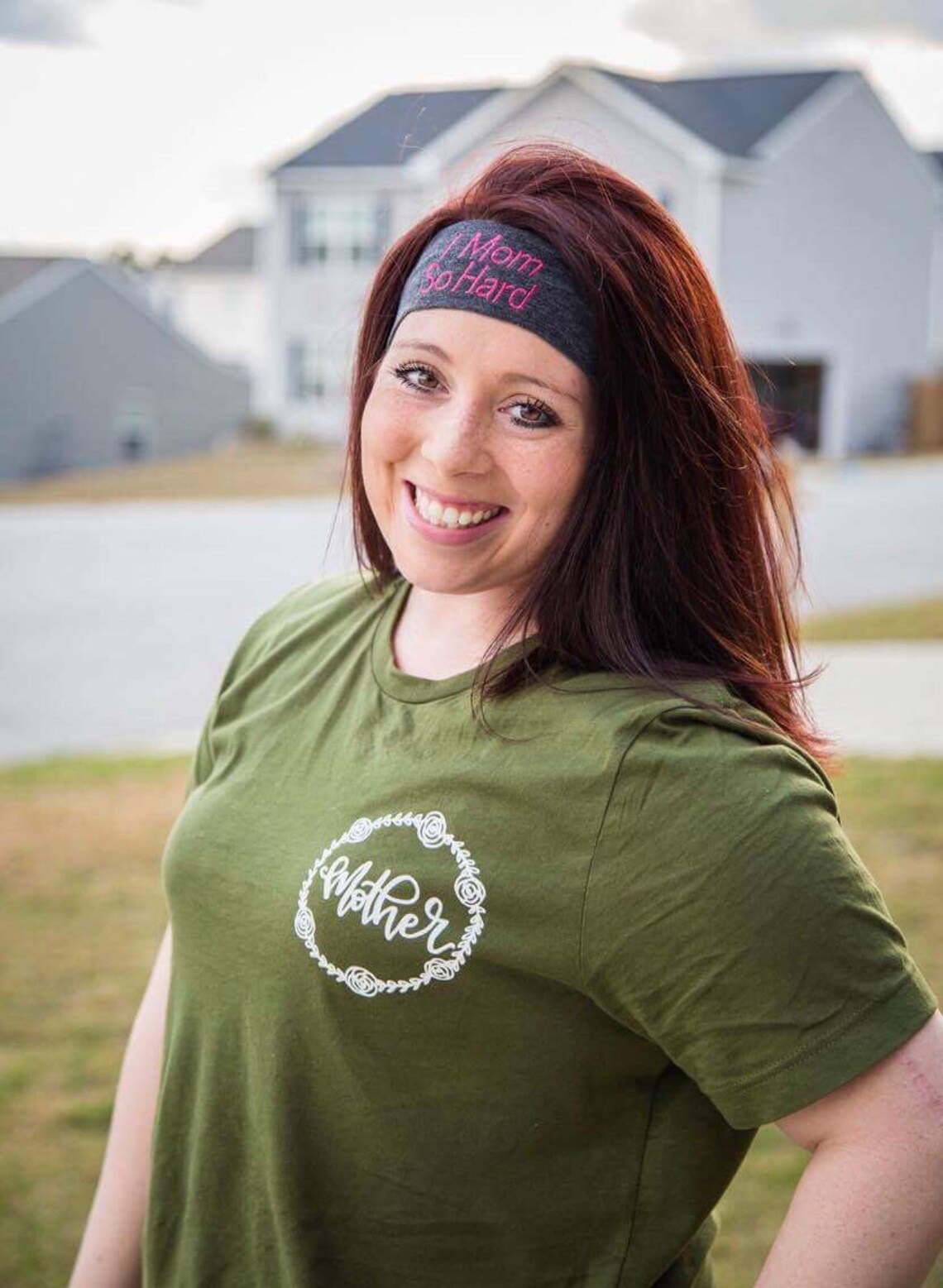 I Mom so Hard Fashion Embroidered Headband Mom so Hard Etsy