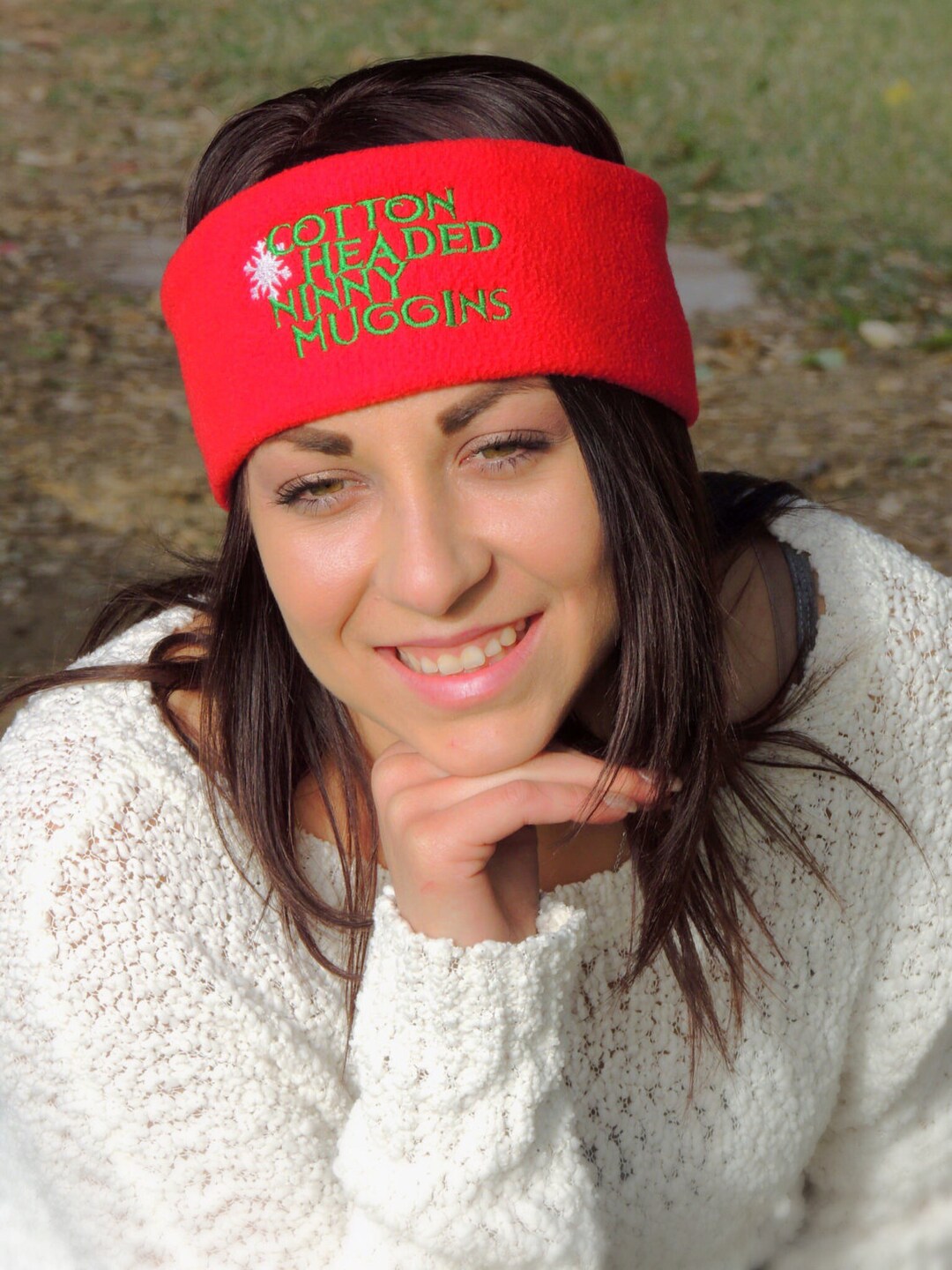 Cotton Headed Ninny Muggins Fleece Ear Warmer Cute Christmas Etsy