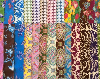 40 JELLY ROLL STRIPS 100/% COTTON PATCHWORK FABRIC ~ ELECTRIC JUNGLE