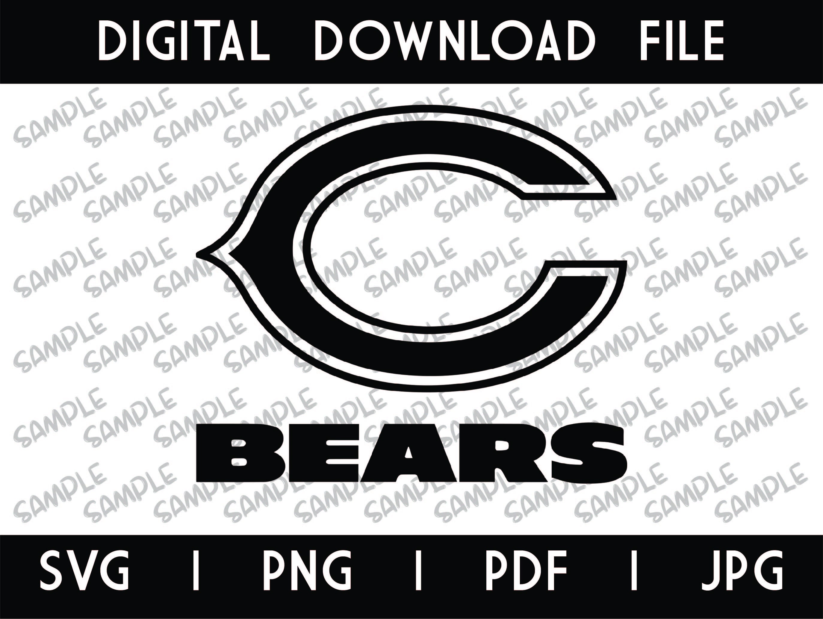 Chicagobearsinstant Download Png Jpeg Pdf Svg Etsy