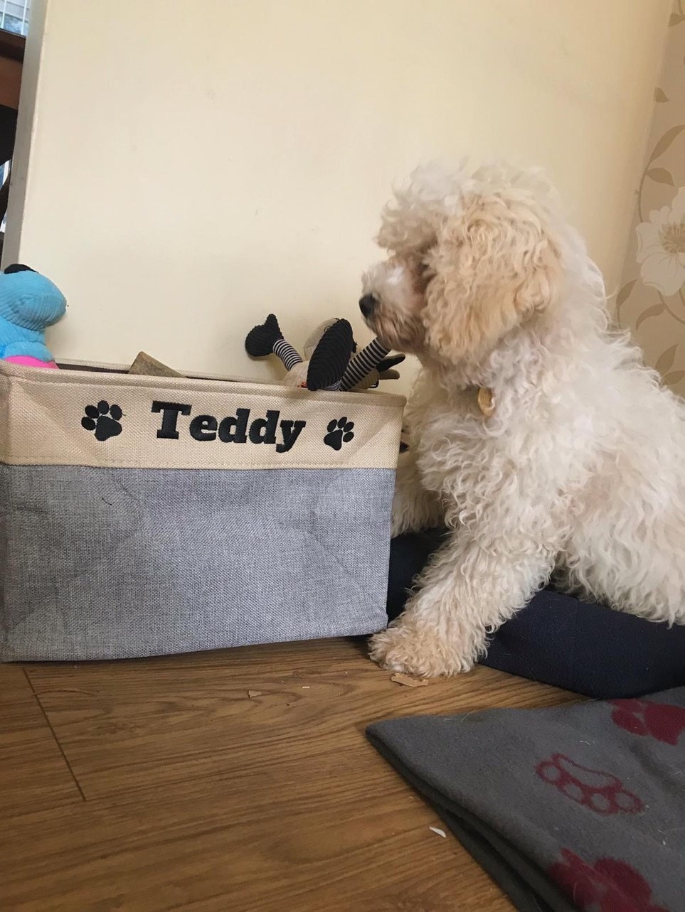 Personalised Embroidered Custom Toy Box/toybox/basket/storage Etsy