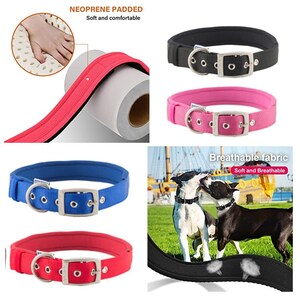 Personalised Dog Collar. Personalised Name & Phone Number Dog Collar Pink Blue Red Black FREE Personalisation ID Collar xxs xs x m l xl image 9