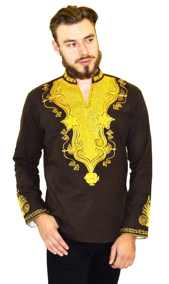 Tunique homme brodée new arrivals