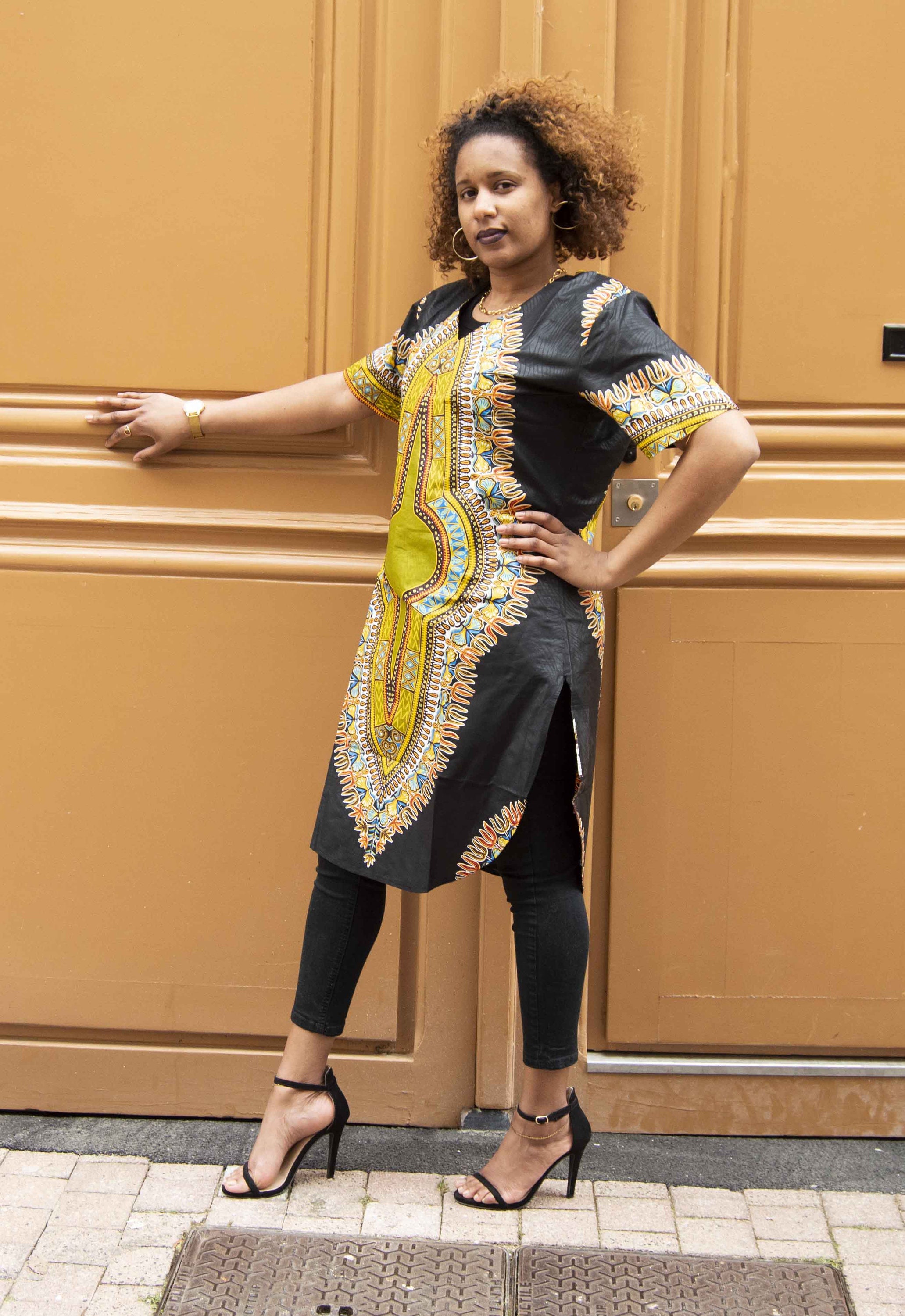 Tunique wax femme sale