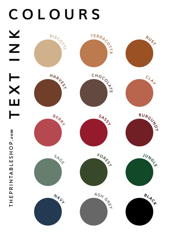 Printed Menus For Wedding Menu Cards Wedding Buffet Printed Etsy