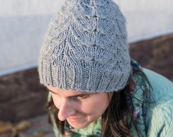 Knitting Pattern for Textured Winter Hat