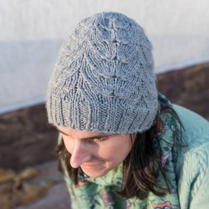 Knitting Pattern for Textured Winter Hat