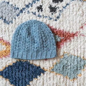 Crochet Pattern for a Textured Hat image 6
