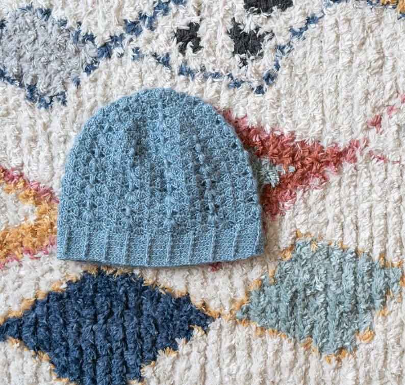 Crochet Pattern for a Textured Hat image 6