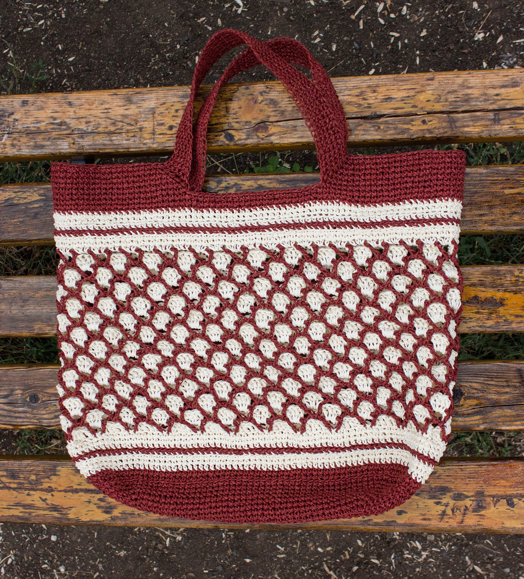 Crochet Pattern for Summer Beach Tote From Paper Raffia - Etsy