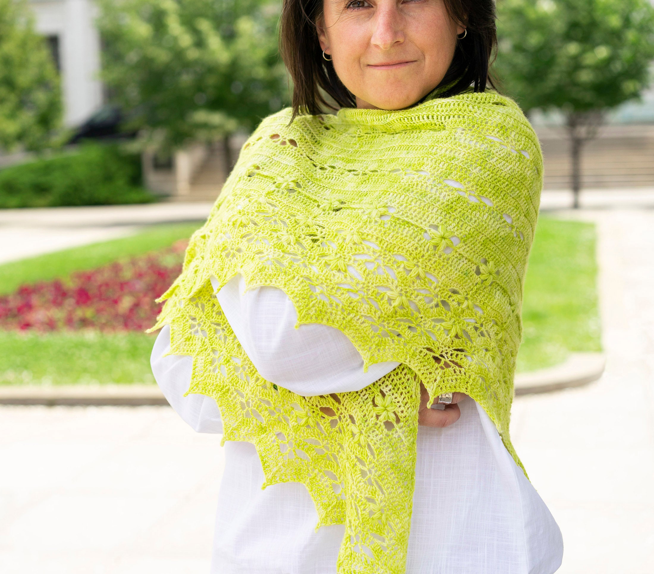 Crochet Pattern for Classic Triangle Lace Shawl - Etsy