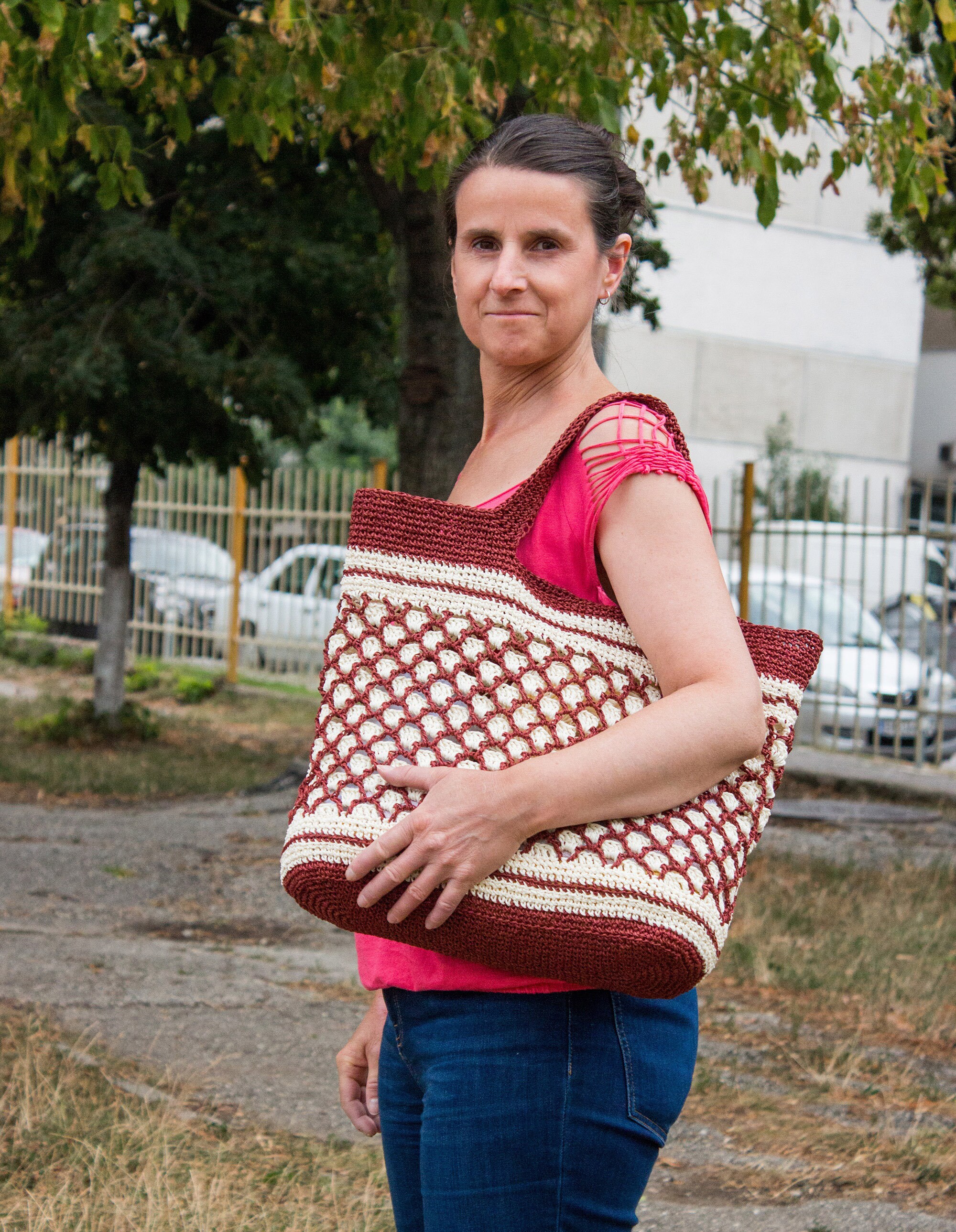 Crochet Pattern for Summer Beach Tote From Paper Raffia - Etsy