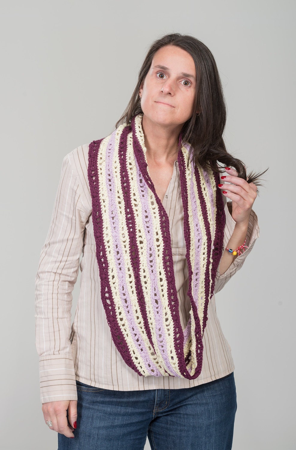 Infinity Scarf Cowl Crochet Pattern - Etsy