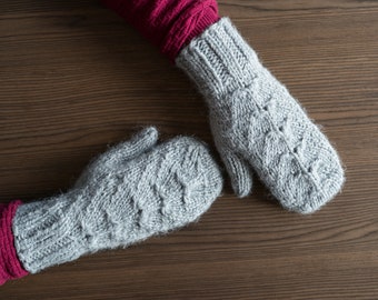 2-in-1 Knitting Pattern for Mittens and Fingerless Mitts