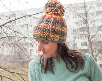 Knitting Pattern for Textured Rib Bulky Hat