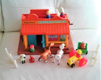 Fisher Price Little People Western Town Cowboy Indian Stage you Pick 1 Part 934