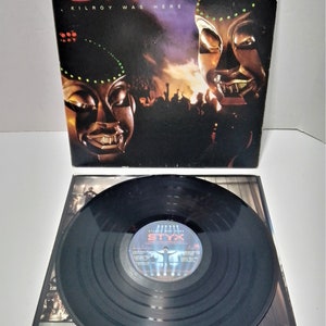 Vintage 1983 Styx &quot;Kilroy Was Here&quot; 1983 Gatefold Vintage Vinyl LP VG+ condition