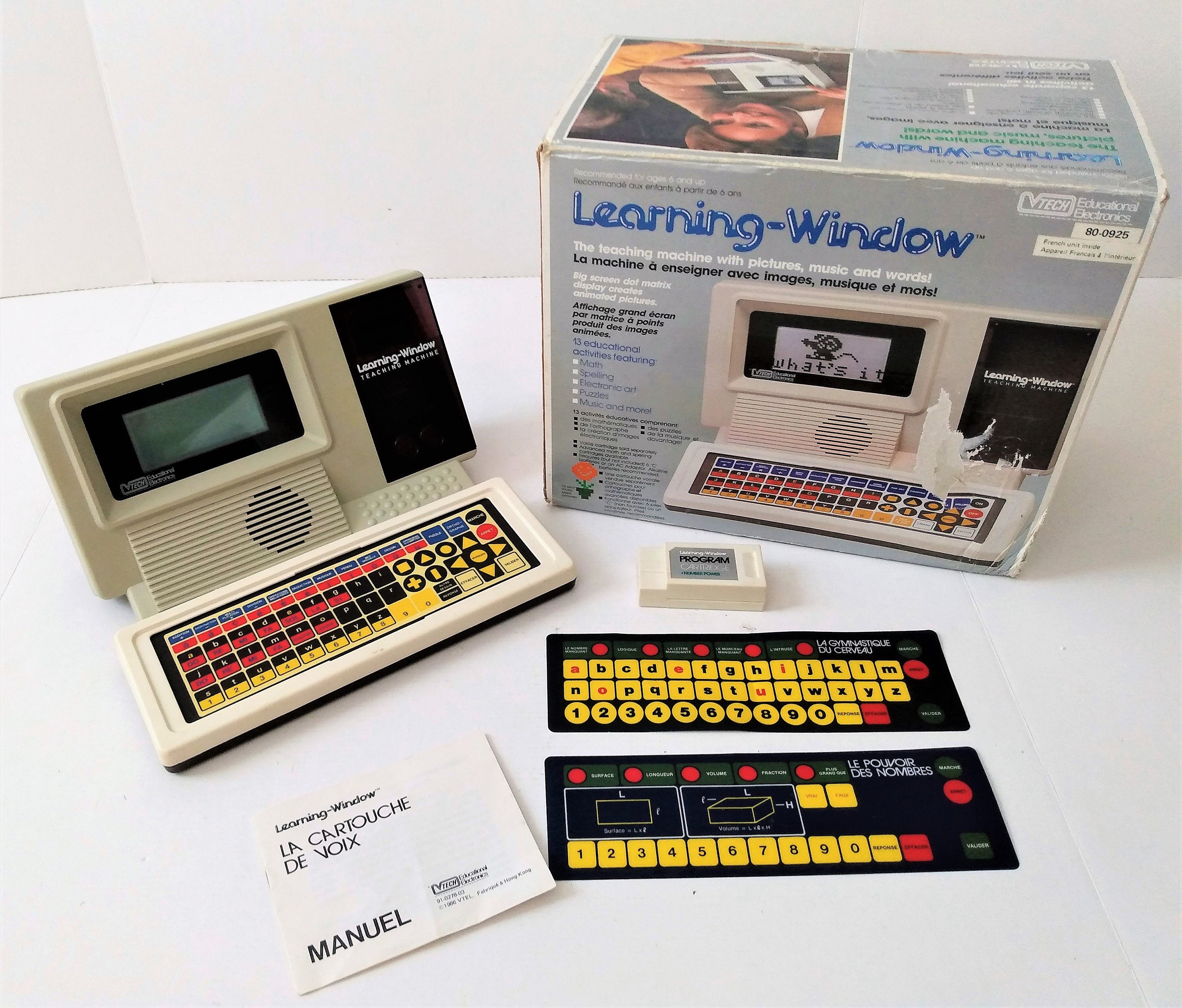 VTech+Talking+Whizz+Kid+Notebook+2000+Vintage+Educational+Kids+Computer for  sale online