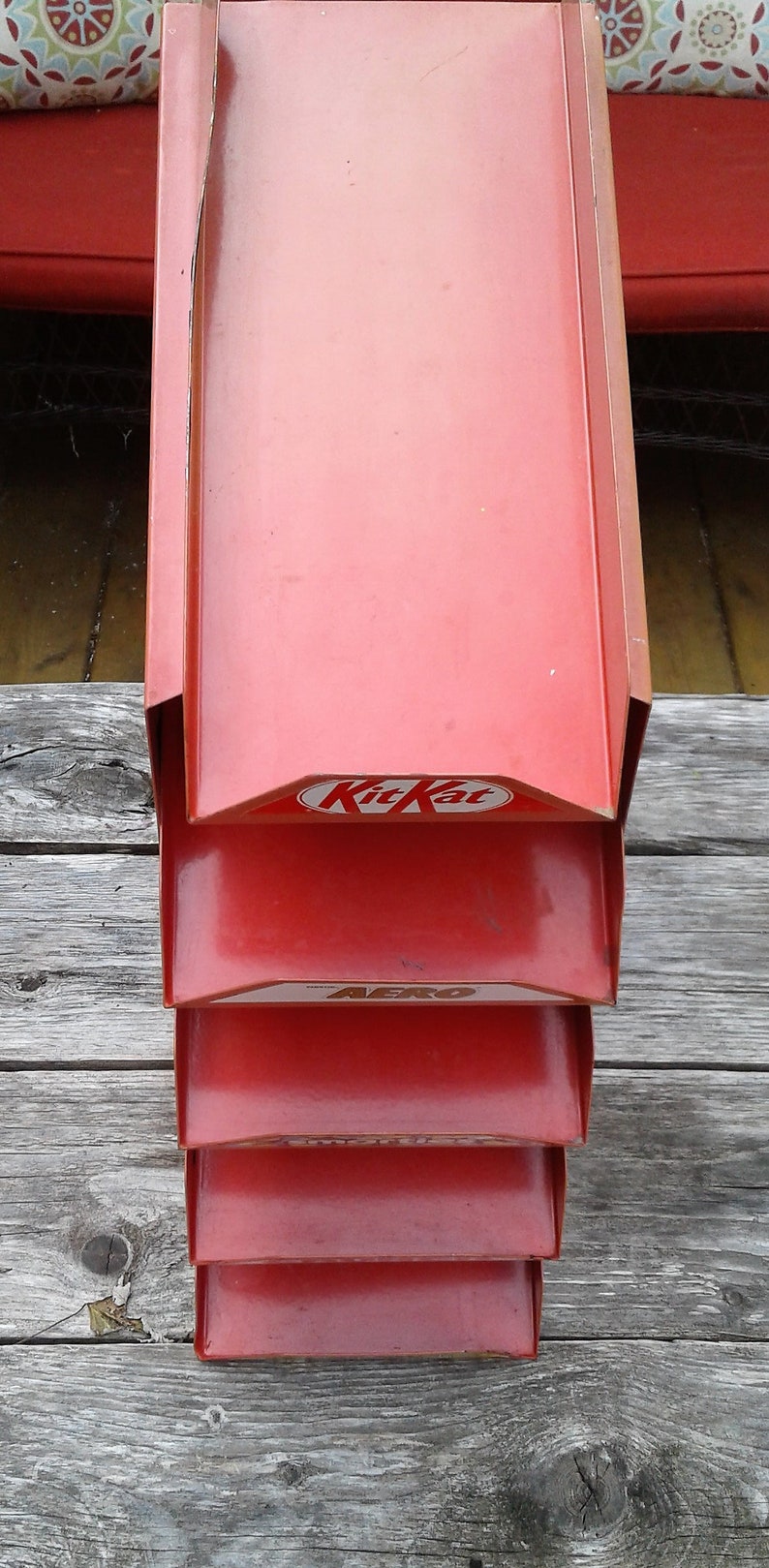 Vintage 1980/'S Nestle Kit Kat KITKAT chocolate Metal display Crunch- Coffee Crisp Smaries Aero From McCowan cie