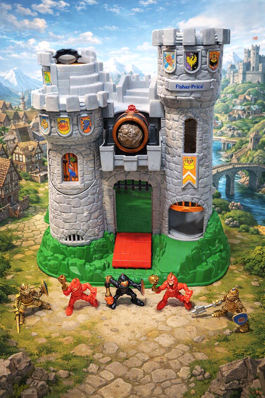 メルヘン城 古城 ミニチュア 陶器 置物 Vintage Castle Figurine - Etsy