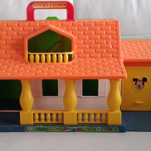 Mickey Town Walt Disney Playset House Toy From Mexico 14