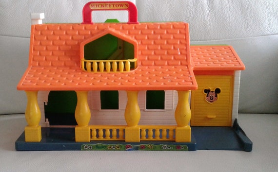 Mickey Town Walt Disney Playset House Toy From Mexico 14