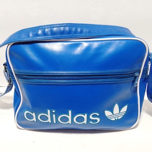 Adidas Originals Unisex Messenger Bag Blue Trefoil Logo