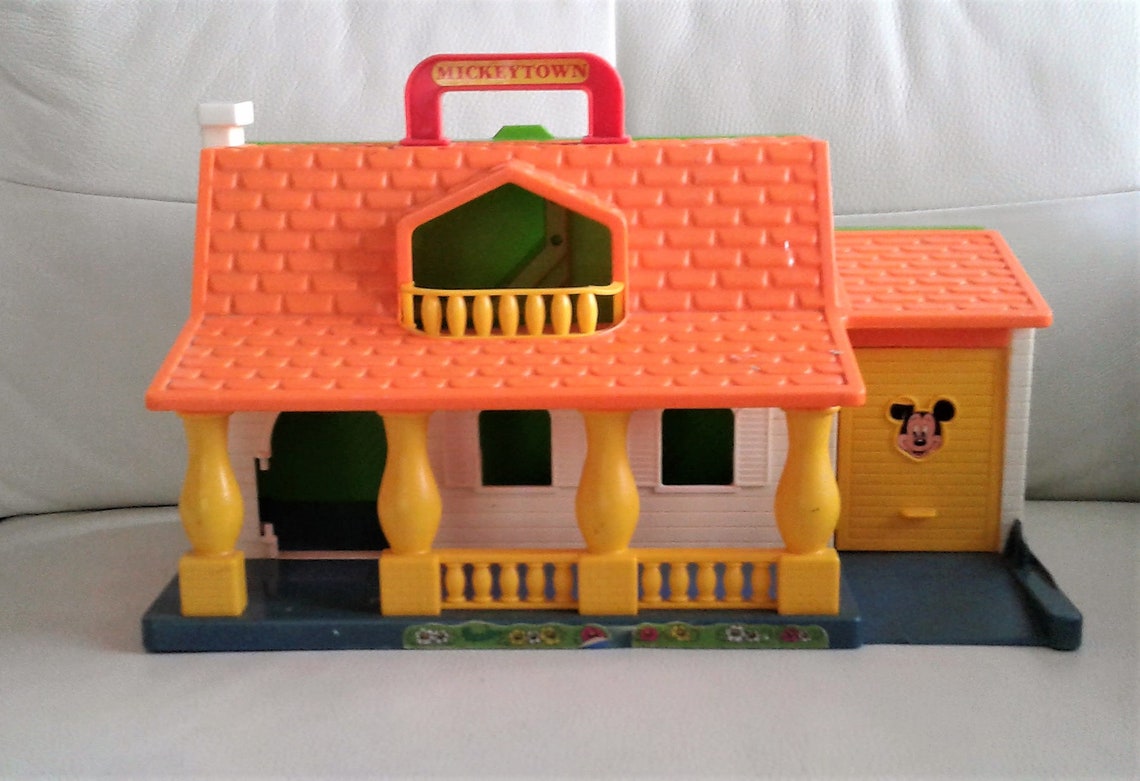 Mickey Town Walt Disney Playset House Toy from Mexico 14 Etsy